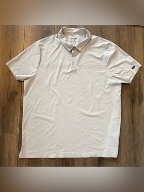 RHONE light Gray Short-Sleeve lightweight Performance Polo Size XXL